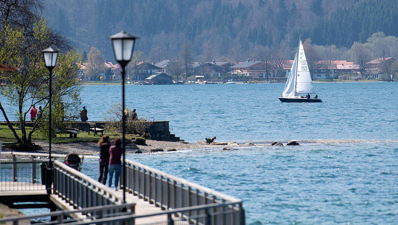 Beliebtes Ausflugsziel nicht nur der Münchner: der Tegernsee.