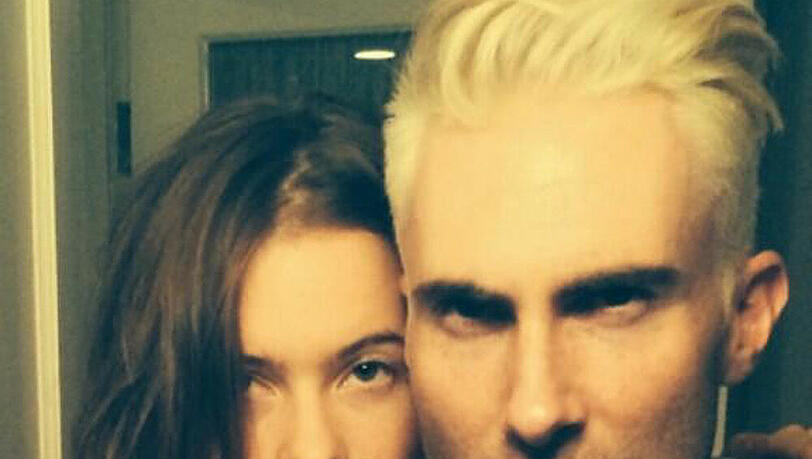 Stein des Anstoßes: Adam Levine und seine wasserstoffblonden Haare Stein des Anstoßes: Adam Levine und seine wasserstoffblonden Haare