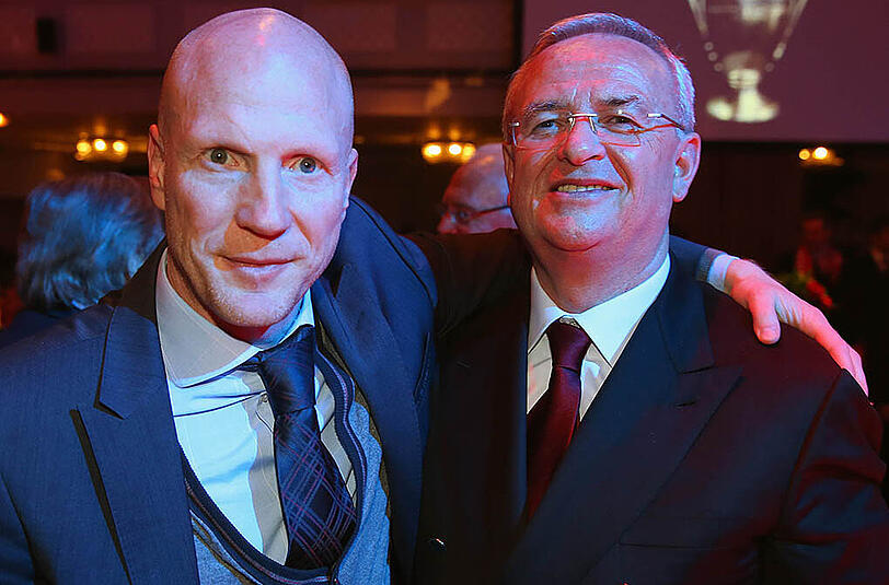 Der FC Bayern ist eine große Familie: Sportvorstand Matthias Sammer und Martin Winterkorn, Mitglied des Aufsichtsrats (rechts).