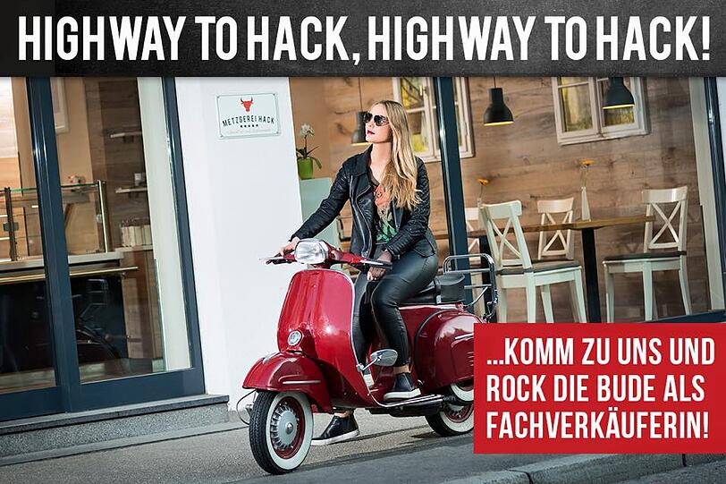 Die Metzgerei Hack sucht Verstärkung.