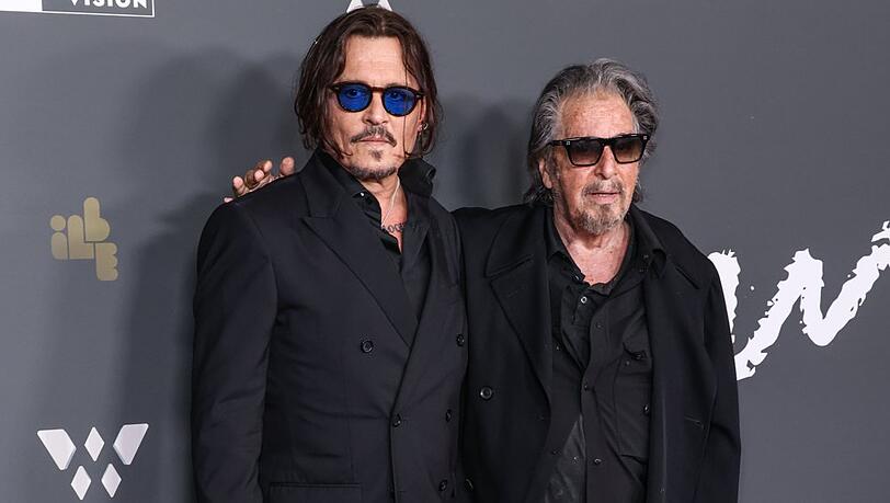 Johnny Depp und Al Pacino in Los Angeles. Johnny Depp und Al Pacino in Los Angeles.