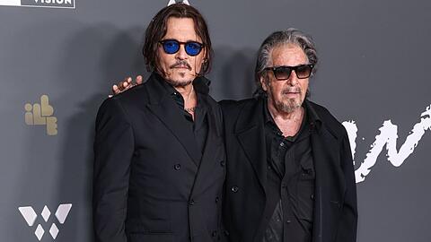 Johnny Depp und Al Pacino in Los Angeles.