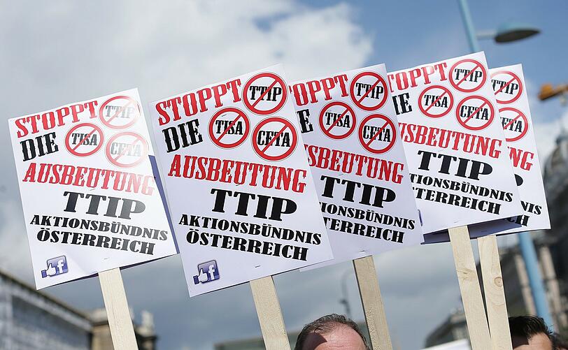 Weitere Bilder von Demonstrationen aus anderen Städten - hier: Wien