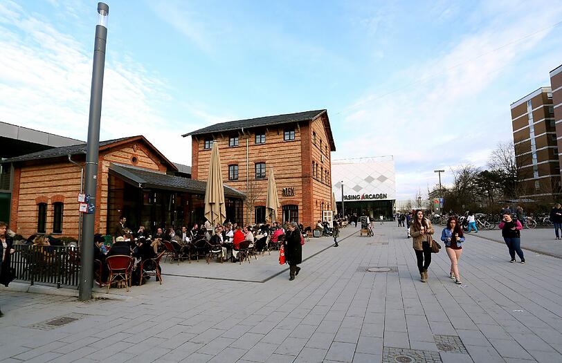Der Platz der Freiheit in Pasing.