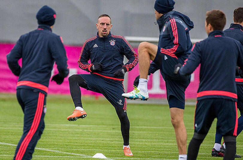 Franck Ribéry in Aktion.