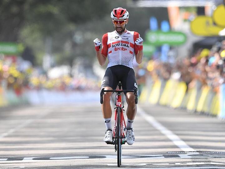 Der Belgier Thomas De Gendt gewann die achte Etappe der 106. Tour de France.