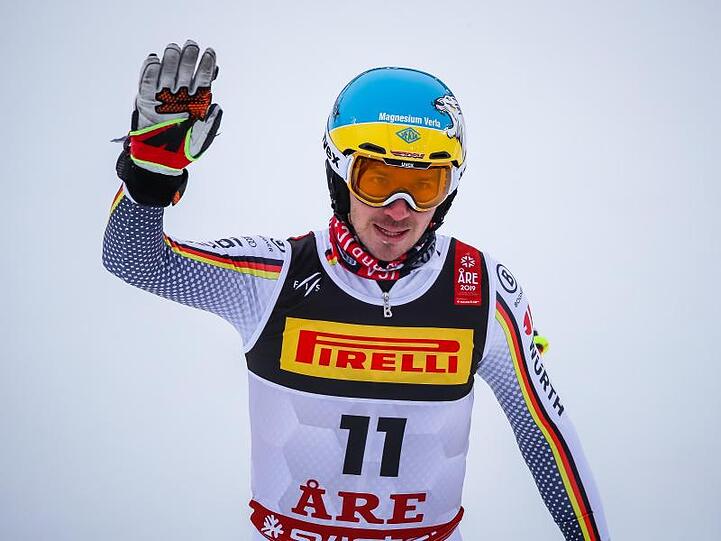 Enttäuscher Gruß: Felix Neureuther bei der Ski-WM in Are.