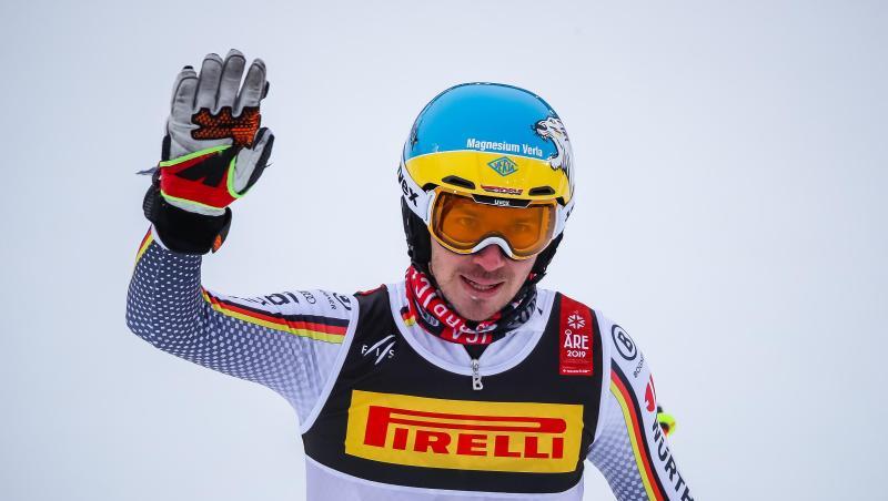 Enttäuscher Gruß: Felix Neureuther bei der Ski-WM in Are. Enttäuscher Gruß: Felix Neureuther bei der Ski-WM in Are.
