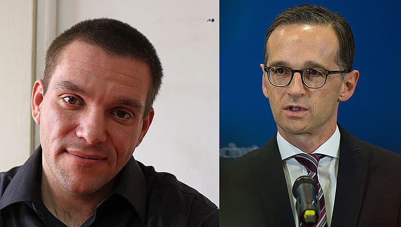 Der 35-jährige Berliner Marcel Witte (links) sitzt wegen des geplanten Schmuggels von 167 Kilogramm Kokain seit 2003 in Lima Haft - bestreitet aber seine Schuld. Justizminister Heiko Maas (rechts) versucht eine Lösung zu finden. Der 35-jährige Berliner Marcel Witte (links) sitzt wegen des geplanten Schmuggels von 167 Kilogramm Kokain seit 2003 in Lima Haft - bestreitet aber seine Schuld. Justizminister Heiko Maas (rechts) versucht eine Lösung zu finden.