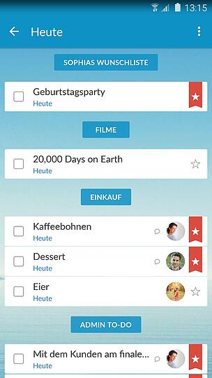 Dieses befriedigende Gefühl, wenn ein To-Do abgehakt ist: Mit Wunderlist können Aufgaben sortiert und geteilt werden.