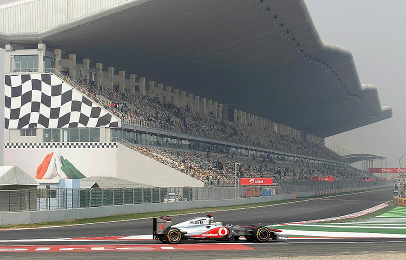 Hightech-Zirkus Formel 1: Der neu Buddh International Circuit.