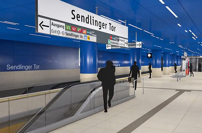 Umbau am Sendlinger Tor: So schaut's aus.
