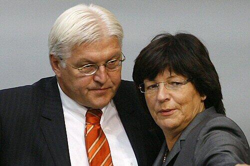 Frank-Walter Steinmeier und Ulla Schmidt