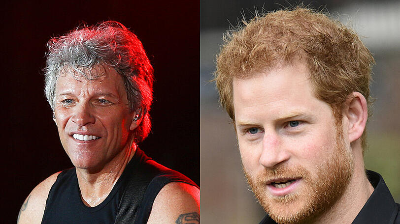 Jon Bon Jovi (l.) und Prinz Harry arbeiten im Rahmen der Invictus Games zusammen.