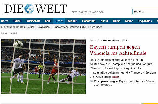 "Bayern rumpelt" bei welt.de
