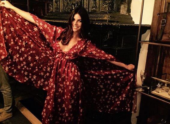 Auch nach der Tommy-Hilfiger-Show ist Julia Restoin Roitfeld noch ganz begeistert von dem, was sie auf dem Laufsteg gesehen hat