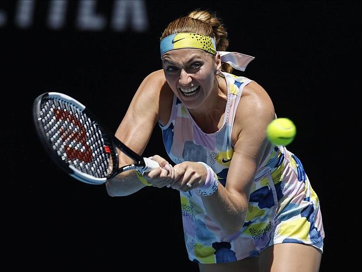 Petra Kvitova aus Tschechien erreichte das Viertelfinale.