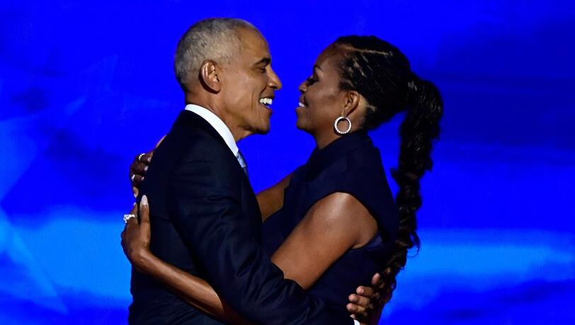 Ex-Präsident Barack Obama und seine First Lady Michelle im vergangenen Jahr.