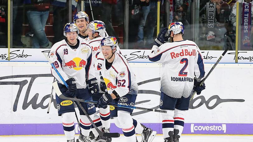 Die Cracks des EHC Red Bull München schlagen Nürnberg mit 4:1.