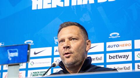 Bei Hertha BSC erneut Cheftrainer: Pal Dardai.