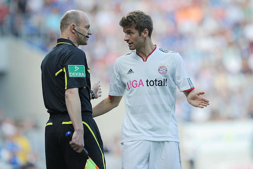 THOMAS MÜLLER: Konnte sich kaum einmal durchsetzen und wenn, fehlte der Überblick. Note 5