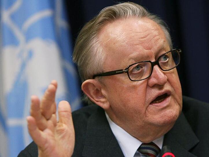 Der finnische Politiker Martti Ahtisaari erhält in diesem Jahr den Friedensnobelpreis.
