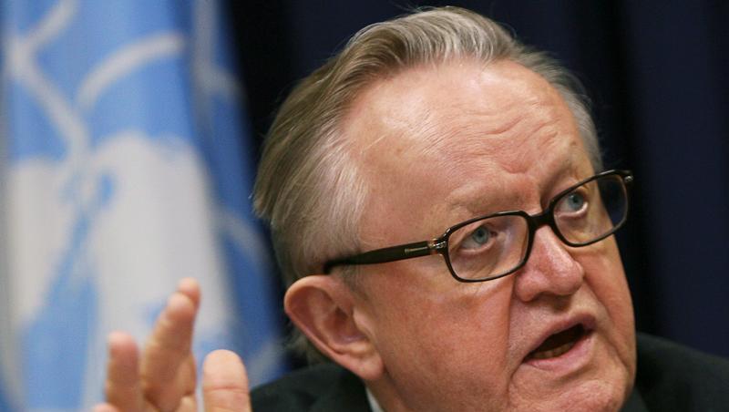Der finnische Politiker Martti Ahtisaari erhält in diesem Jahr den Friedensnobelpreis. Der finnische Politiker Martti Ahtisaari erhält in diesem Jahr den Friedensnobelpreis.