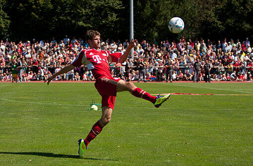 ...Thomas Müller war's ein Heimspiel der besonderen Art.