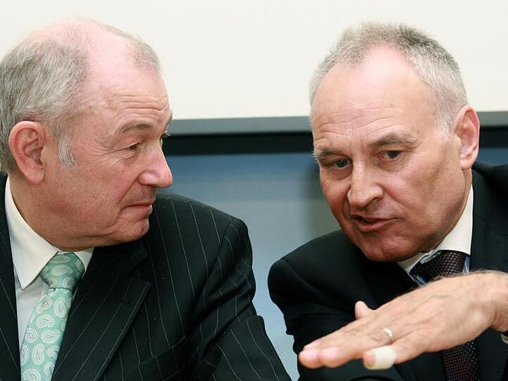 Erwin Huber (r.) und Günther Beckstein