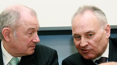 Erwin Huber (r.) und Günther Beckstein