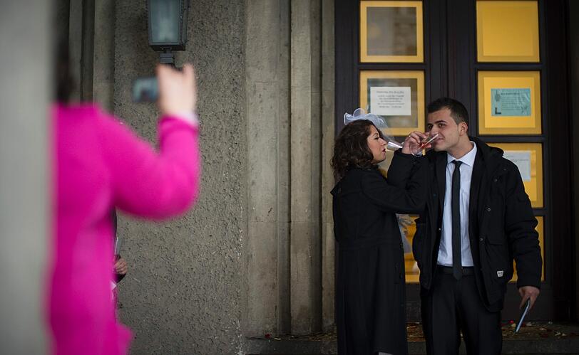 Hochzeit am 12.12.12. Ein absolutes Schnaps-Datum.
