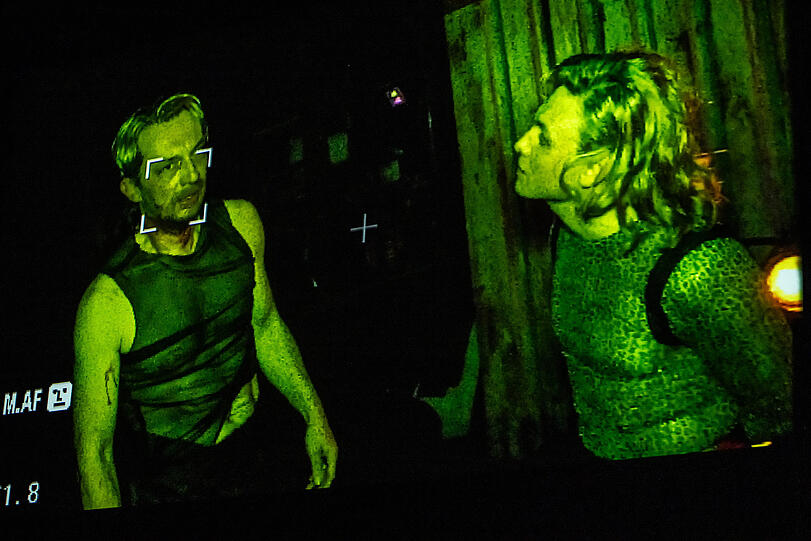 Steven Scharf und Johannes Nussbaum in "Sankt Falstaff".