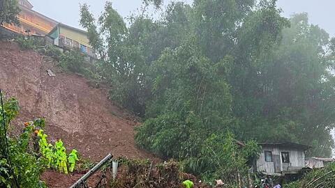 Zahlreiche Rettungskr&auml;fte waren wegen der Unwetter im Einsatz.