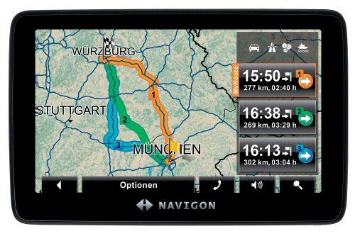 Ein Navigationsgerät kann die Fahrt erleichtern