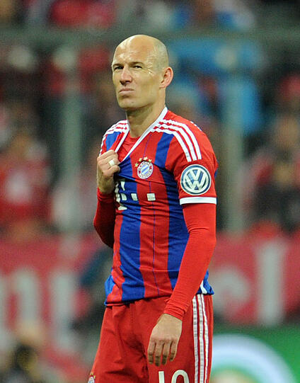Ein Muskelbündelriss stoppt ihn: Arjen Robben.