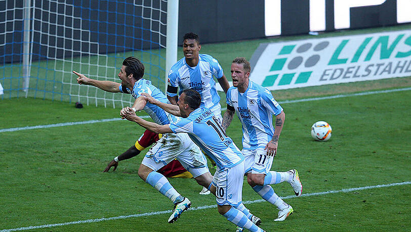 Wahnsinn, Jan Mauersberger machte das erlösende 1:0 in der 73. Minute. Wahnsinn, Jan Mauersberger machte das erlösende 1:0 in der 73. Minute.