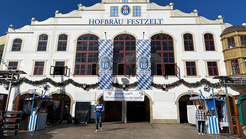 Familientag: 750 reservierte Plätze gibt's dafür am heutigen Dienstag im Hofbräu-Festzelt.