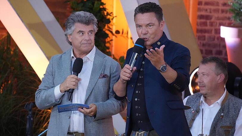 Mögen und schätzen sich sehr: Andy Borg und Stefan Mross