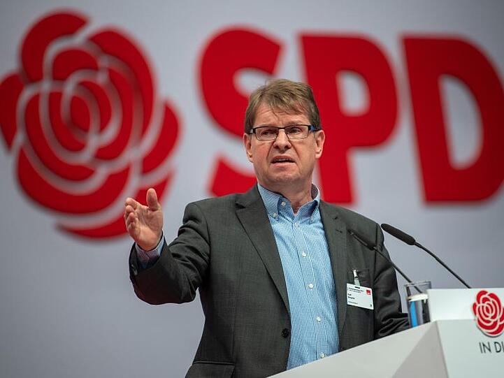 Ralf Stegner beim SPD-Bundesparteitag in Berlin.