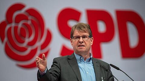 Ralf Stegner beim SPD-Bundesparteitag in Berlin.