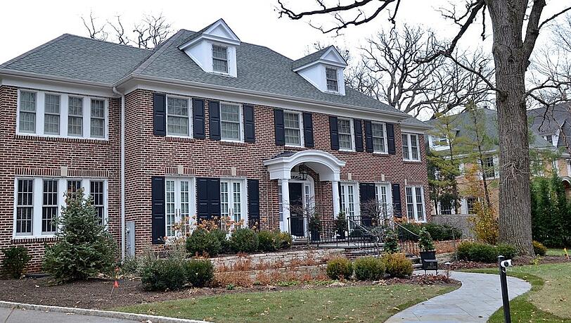 Eines der ber&uuml;hmtesten H&auml;user der Filmgeschichte: Die McAllister-Residenz aus "Kevin - Allein zu Haus".