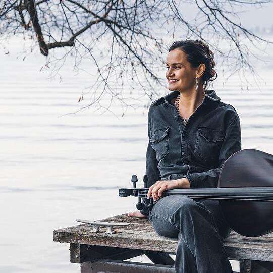 Die Cellistin Raphaela Gromes.