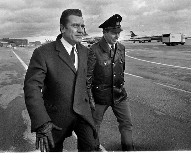 Polizeichef Manfred Schreiber und sein Vize Georg Wolf. Polizeichef Manfred Schreiber und sein Vize Georg Wolf.