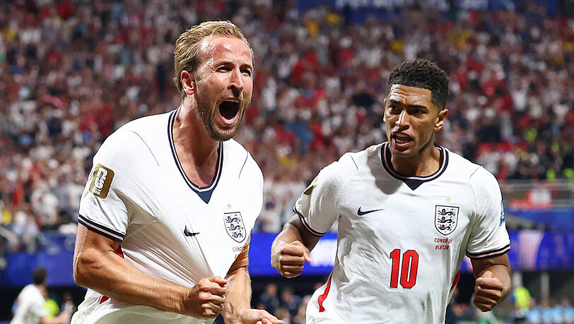 Harry Kane führte England mit einem Doppelpack im Alleingang zum 2:1-Sieg über Kongo. Harry Kane führte England mit einem Doppelpack im Alleingang zum 2:1-Sieg über Kongo.