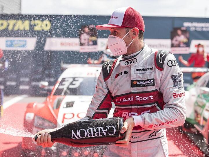 Zu früh gefreut: René Rast muss seinen Sieg vom zweiten DTM-Rennen in Spa-Francorchamps wieder abgeben.