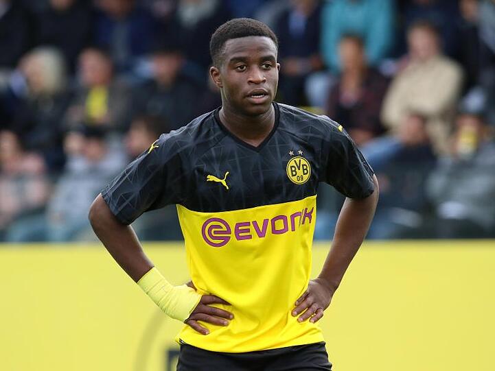 Youssoufa Moukoko von Dortmund. Foto: Revierfoto/dpa/Archivbild