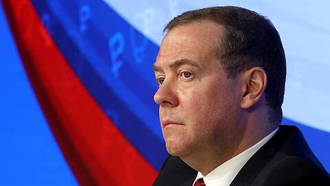Enger Vertrauter von Kremlchef Wladimir Putin: Dmitri Medwedew.