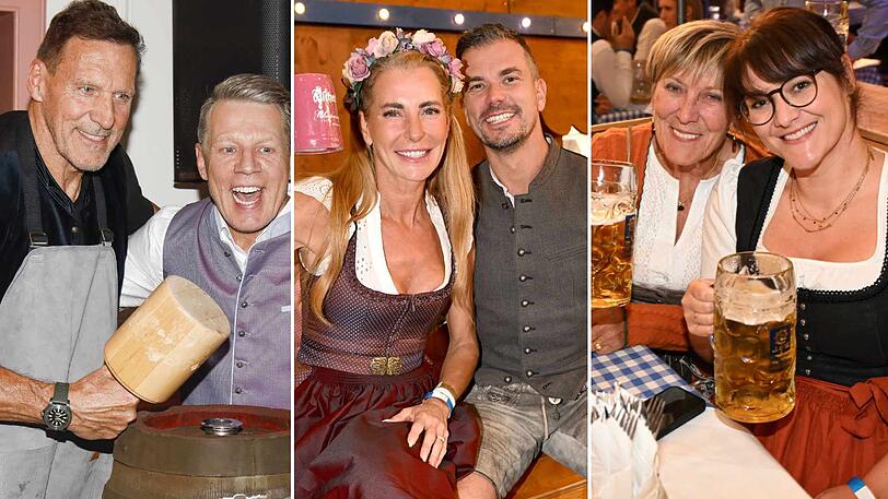 Die Promis geben zum Enspurt auf dem Oktoberfest nochmal alles.