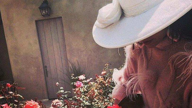 Lady Gaga und ihre geliebten Röschen Lady Gaga und ihre geliebten Röschen