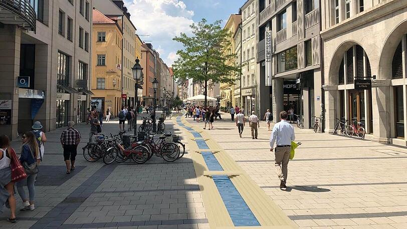 Die Idee: So könnte der Bachin der Sendlinger Straße aussehen.